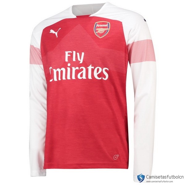 Camiseta Arsenal Primera equipo ML 2018-19 Rojo